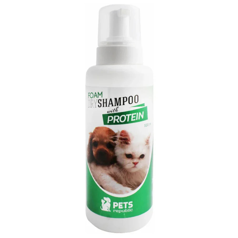 Pets Republic Foam Dry Shampoo with Protein 520 ml.