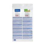 White packaging with blue text and Virbac logo on a white background