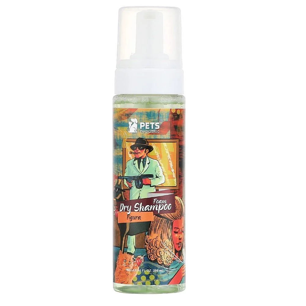Pets Republic Dry Foam Shampoo Figura 250ML.