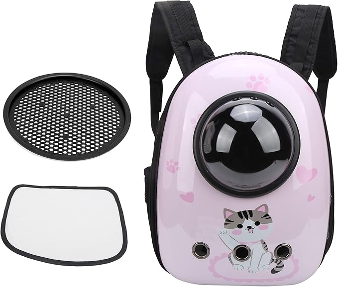 Pet Travel Carrier Handbag Pink Cat Size 30*15*42 Cm