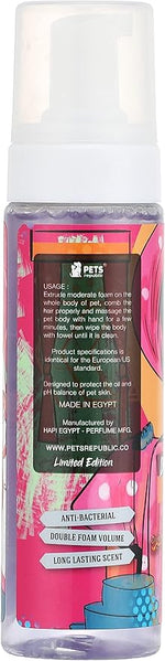 Pets Republic Dry Foam Shampoo Pinky Girl 250ML.
