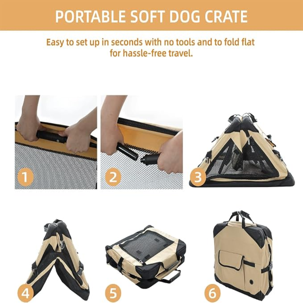 HICC PULE Portable Pet Crate Size 77*57 Cm
