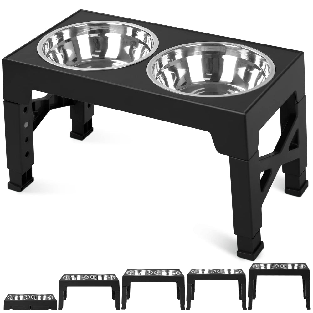 Raised Dog Double Bowl Stand Petfast.shop Generic Bowls & Feeders Dog Supplies petfast.shop EgyptDefault Title 1150.00