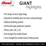 Flexi Classic Medium 5m Retractable Tape Leash for Dogs Up to 25kg.