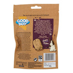 Good Boy dog treat package with text and branding on a white background