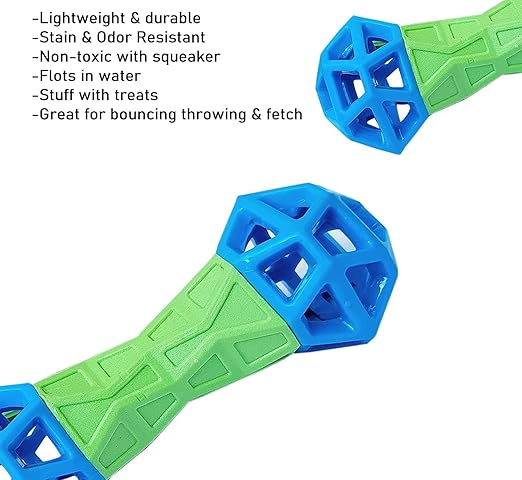 CoolCat Dumbbell Puzzle Dog Toy