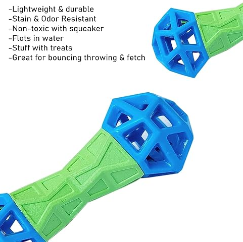 CoolCat Dumbbell Puzzle Dog Toy