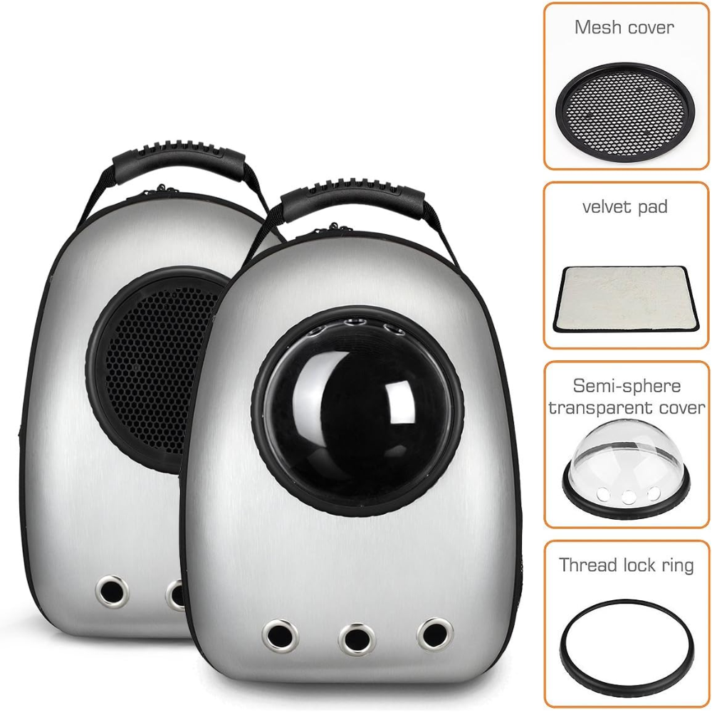 Pet Carrier Backpack White Size 42*33*29 Cm Petfast.shop Generic Carriers & Travel Accessories Cat Dog Supplies petfast.shop Egypt PPE6925S Default Title 960.00