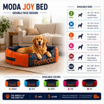 Petmoda BedDouble-Face Large 85*65Cm Petfast.shop Petmoda bed Cat Dog Senior Summer Supplies petfast.shop Egypt PPE2657S-1 Orange 1870.00