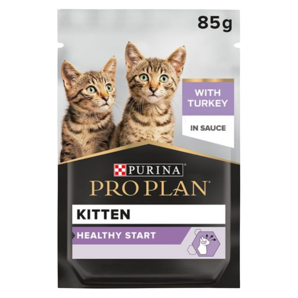 Pro Plan Nutrisavour Wet Food for Kittens with Tender Turkey in Gravy 85g.