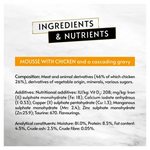 gourmet revelations mousse with chicken wet cat food 4x57g