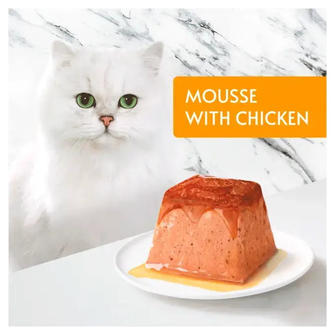 gourmet revelations mousse with chicken wet cat food 4x57g