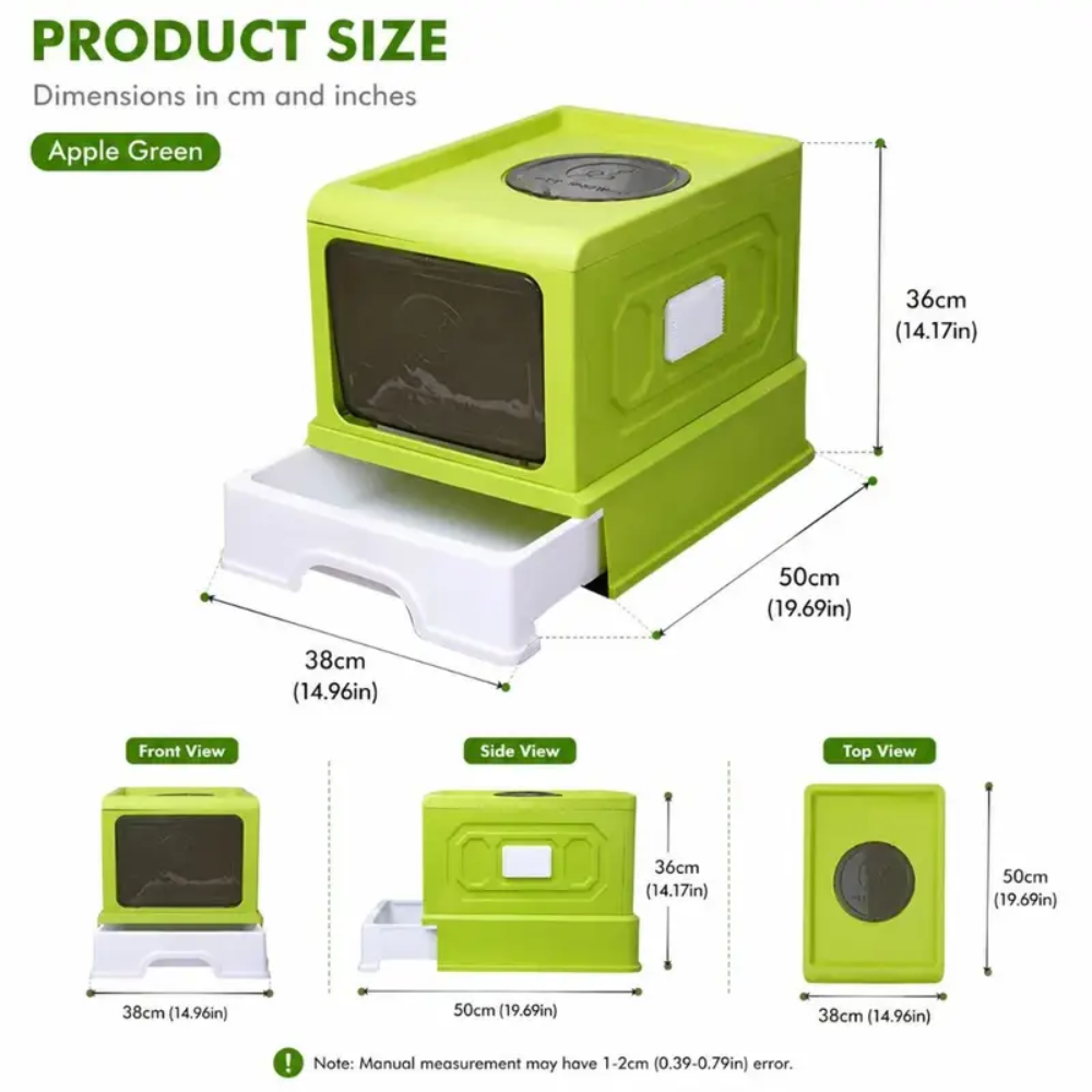 Cat Litter Box Size 38*50*36 Cm