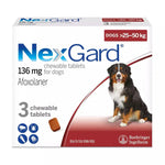 Nex Gard Chewable Tablets For Large Dogs 25-50Kg 1 Tablet.
