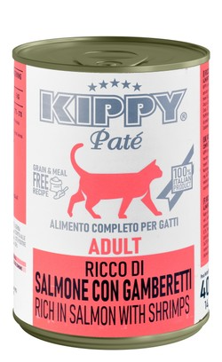Kippy Wet Food For adult Cat Salmon with Shrimp 400 gr