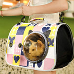 Pet Carrier Backpack Colorful Core for Cats and Small Dogs