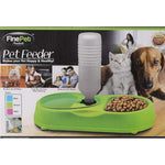 Pet feeder and water for cat and small dogs.