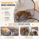 3-in-1 Cat Playpen with Surround Tunnel, Portable Cat and Dog Play Pens for Indoor Size 160*75*80 Cm Petfast.shop Generic Carriers & Travel Accessories Cat Dog Supplies petfast.shop Egypt P-I6823S Default Title 2500.00