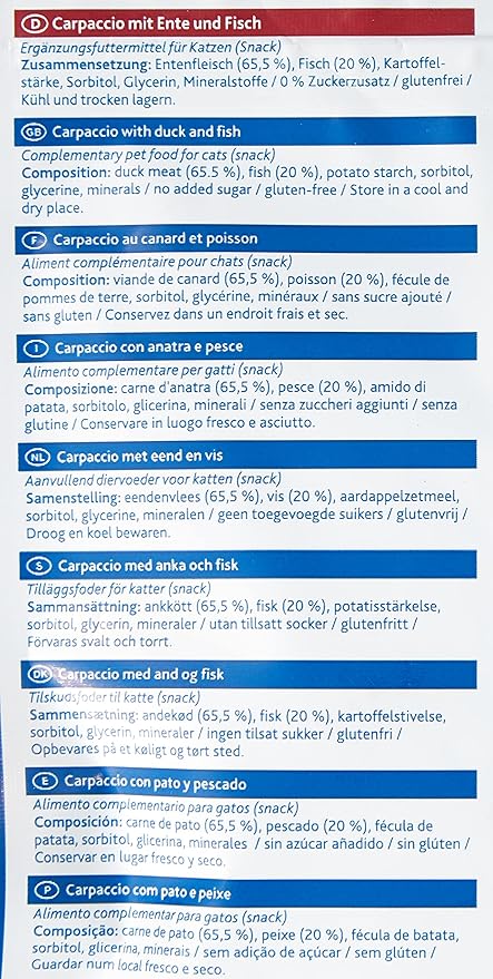 Trixie Carpaccio Premio Duck & Fish Cat Treats 20g