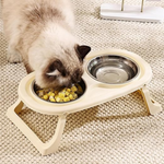 Pet Duo Dinner Stand Bowl | Stainless Steel Petfast.shop Generic Bowls & Feeders Cat Dog Exclusive Supplies petfast.shop EgyptPurple 675.00