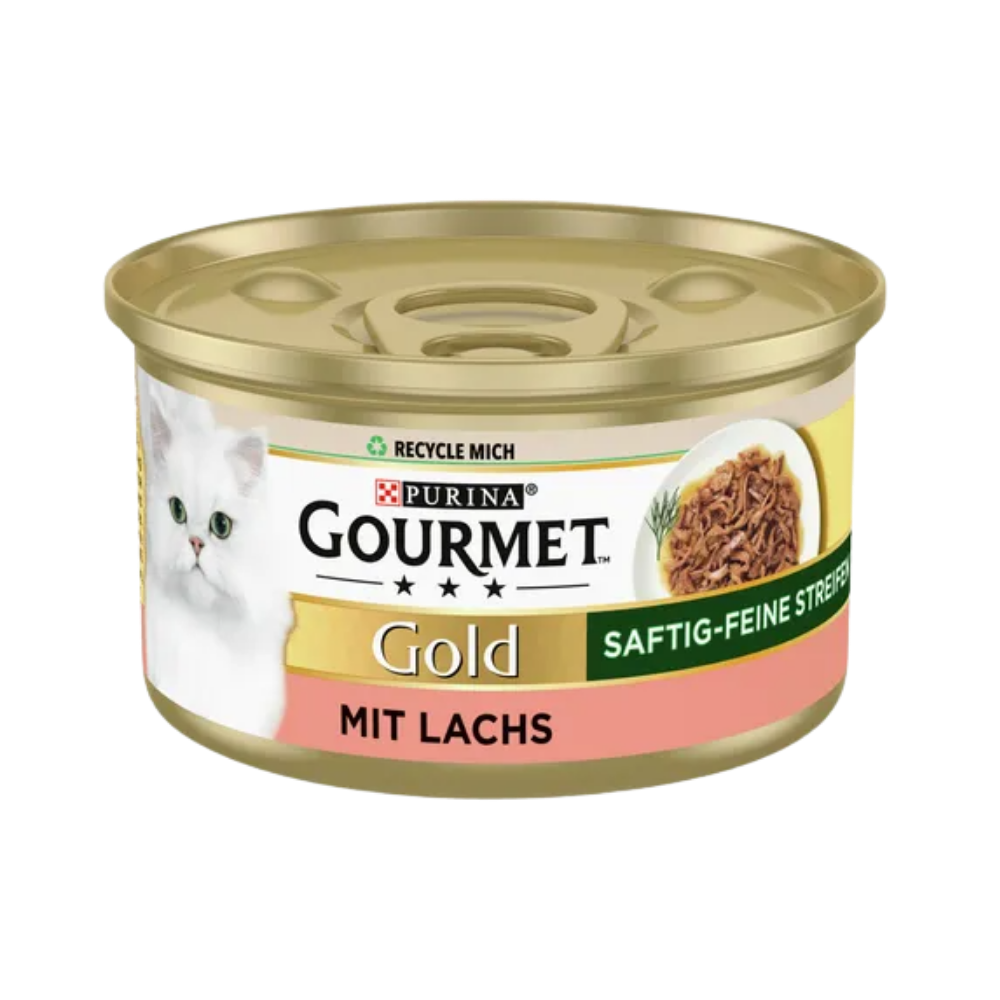 Gourmet Purina Gold Succulent Delights with Salmon 85 g
