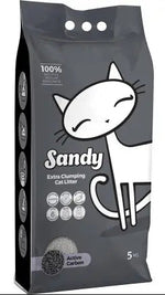 SANDY CAT LITTER EXTRA CLUMPING ACTIVE CARBON 5 KG.