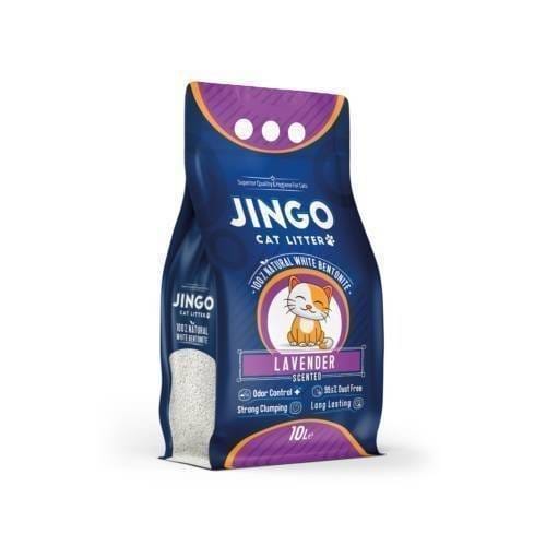 jingo whit cat litter - lavender 10l.