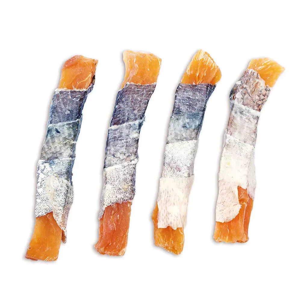 Truly Dog Snacks Delight Nibble Sticks Fish and Sweet Potato 90g.