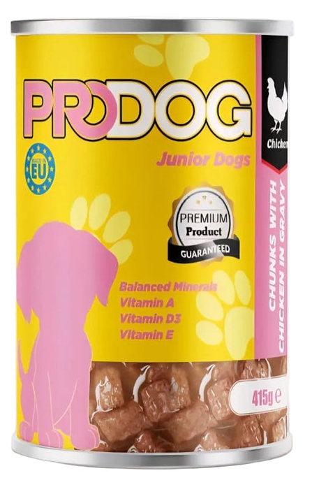 Pro Dog Wet Food For Junior Dogs Chicken 415G