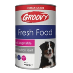 Groovy Wet Food For dogs fresh food poultry heart 400g Petfast.shop Groovy Best Selling Dog Egypt Brand Food Wet Food petfast.shop Egypt PGR2610S Default Title 50.00