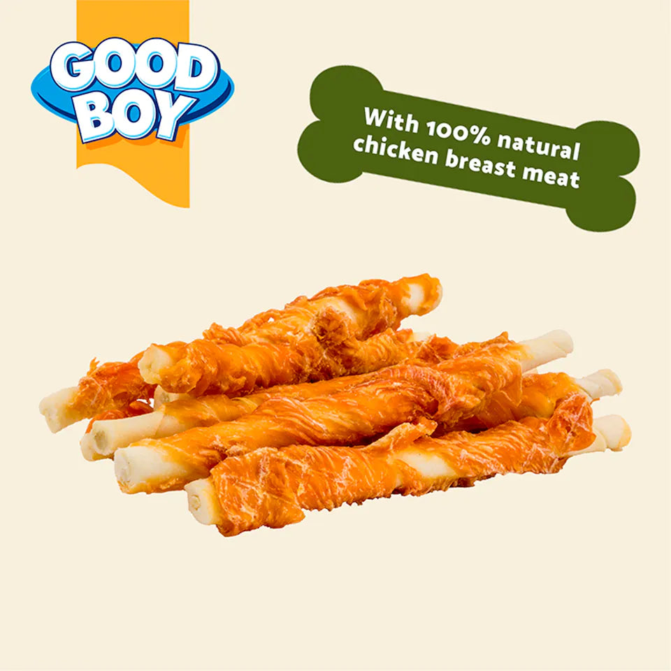 Good Boy Chicken Twists Dog Chew Treats 70G