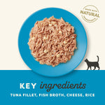 Applaws Natural Tuna Fillet With Cheese in Broth Wet Cat Food 70g.