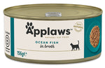 Applaws Natural Ocean Fish in Broth Wet Cat Food 70g.