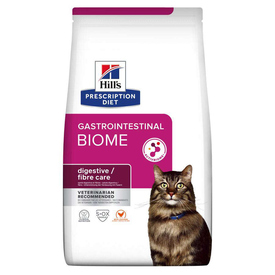 Hill's Prescription Diet Gastrointestinal Biome Dry Cat Food with Chicken 1.5 kg.