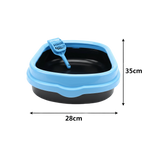 صندوق فضلات القطط مع المقاسات