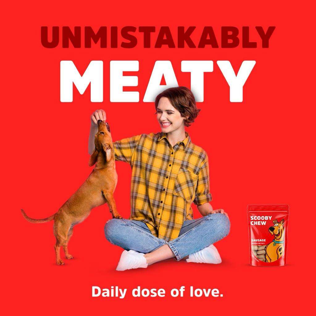 Scooby Chew Sausage Dog Treats 120 gr.