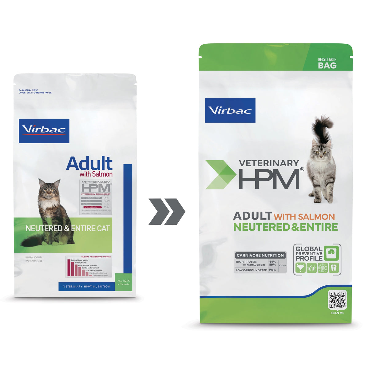 Virbac Adult With Salmon Neutered & Entire 1.5 Kg Petfast.shop Virbac Cat Dry Food Food petfast.shop EgyptDefault Title 1725.00