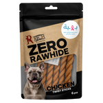 Rich Zero Rawhide Chicken Twist Sticks 6Pes