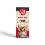 The Fresh Pack 9 Lives Beef For cats - "UMAMI" 450 Grams.