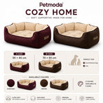 Petmoda Leather / Fur Cozy Bed 55*45 cm