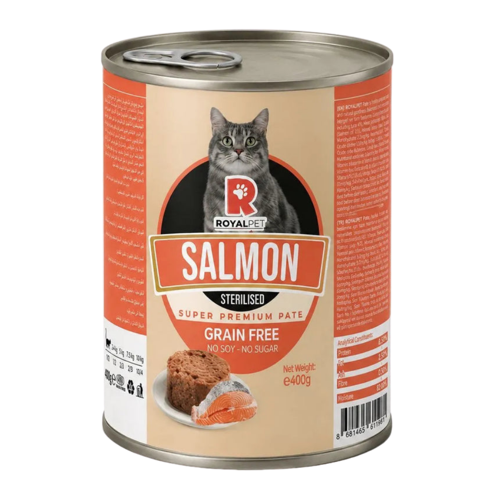 Royal Pet Wet Food for Cat Salmon Sterilised 400g Petfast.shop Royal Pet Cat Food Wet Food petfast.shop Egypt PRO6913S Default Title 110.00