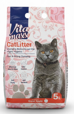 Vita Maxx cat litter package with a gray cat on a white background