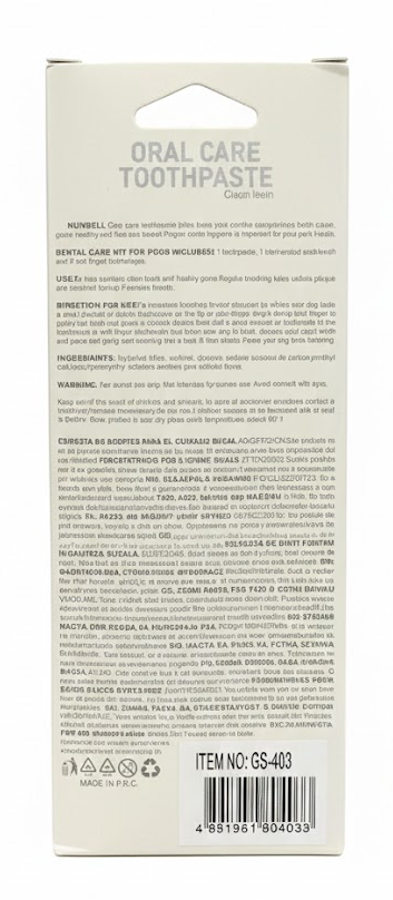 Nunbell Oral Care ToothPaste Beef Flavor 95G