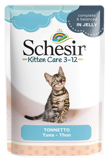Schesir Kitten tonnetto in gelatina 85g in busta.