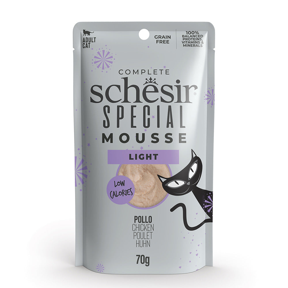Schesir Light pollo in mousse 70g in busta.