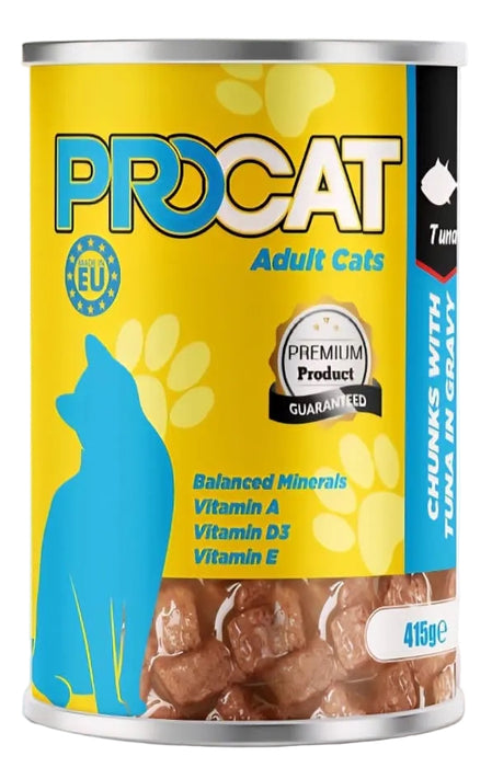 Pro Cat Wet Food For Adult Cat Tuna 415G