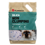 Crystal Flamingo Cat Litter Silica Medium Grains 5L.