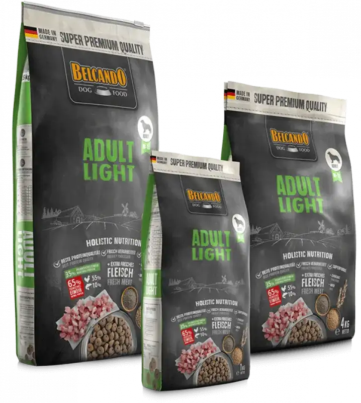 Belcando Light Dry Food with Poultry and Fish for Medium to XL Breed Adult Dogs 4 kg.