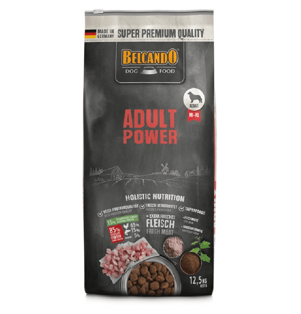 Belcando Dog Adult Power Dry Food ( M-XL )12.5Kg.