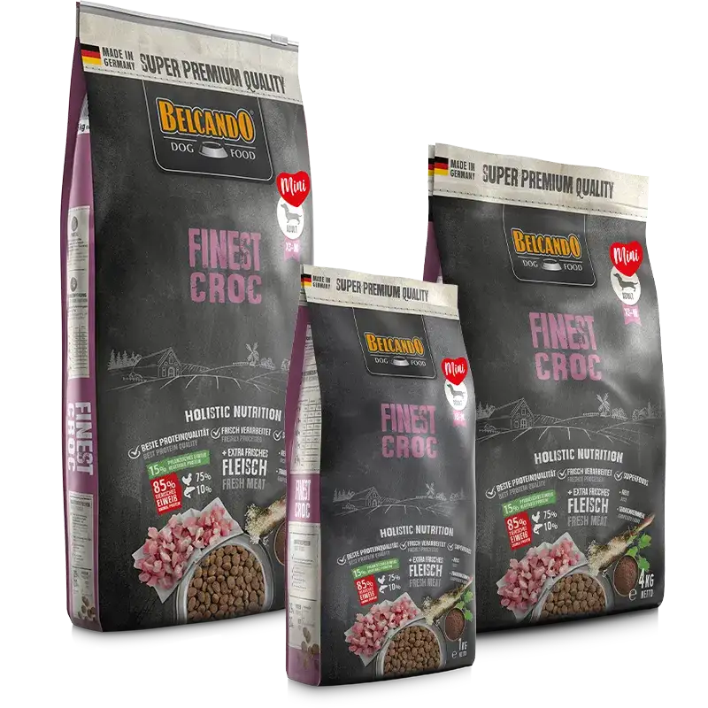 Belcando Adult Finest Croc Dog Dry FoodXS-M 4 kg.